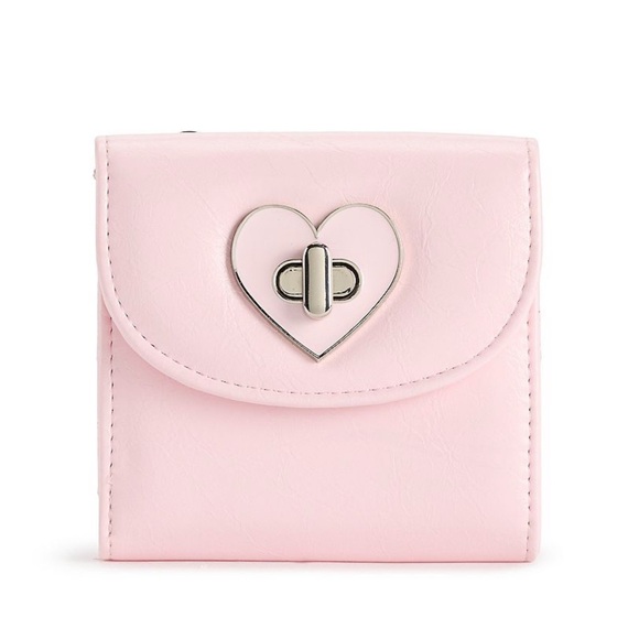 New Madden Girl Pink Turn Lock Wallet New with Tags - Picture 1 of 3